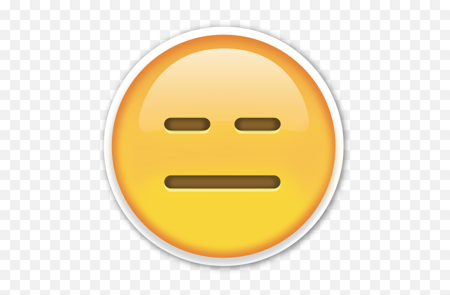 Expressionless Face Straight Face Emoji Png Neutral Face Emoji Free