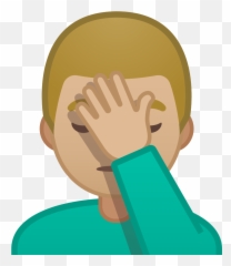 Woman Facepalming Emoji With Light Skin Tone Meaning Slap In Face Emoji Facepalm Emoji Png