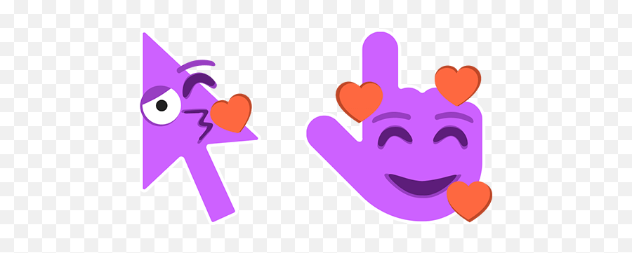 Cursoji - Custom Cursor Browser Extension Clip Art Emoji,Purple Emoji Devil