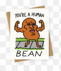 Tumblr Greeting Cards LookHUMAN - I Human Bean Emoji