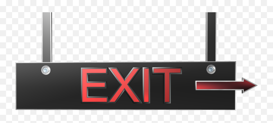 Trending Exit Stickers - Sign Emoji,Exit Sign Emoji