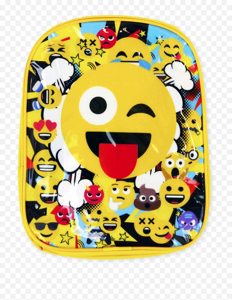 Details About Emoji Movie Nursery Backpack Rucksack School Mini Bag Childrens Kids Emoticon - Backpack,Zipped Emoji
