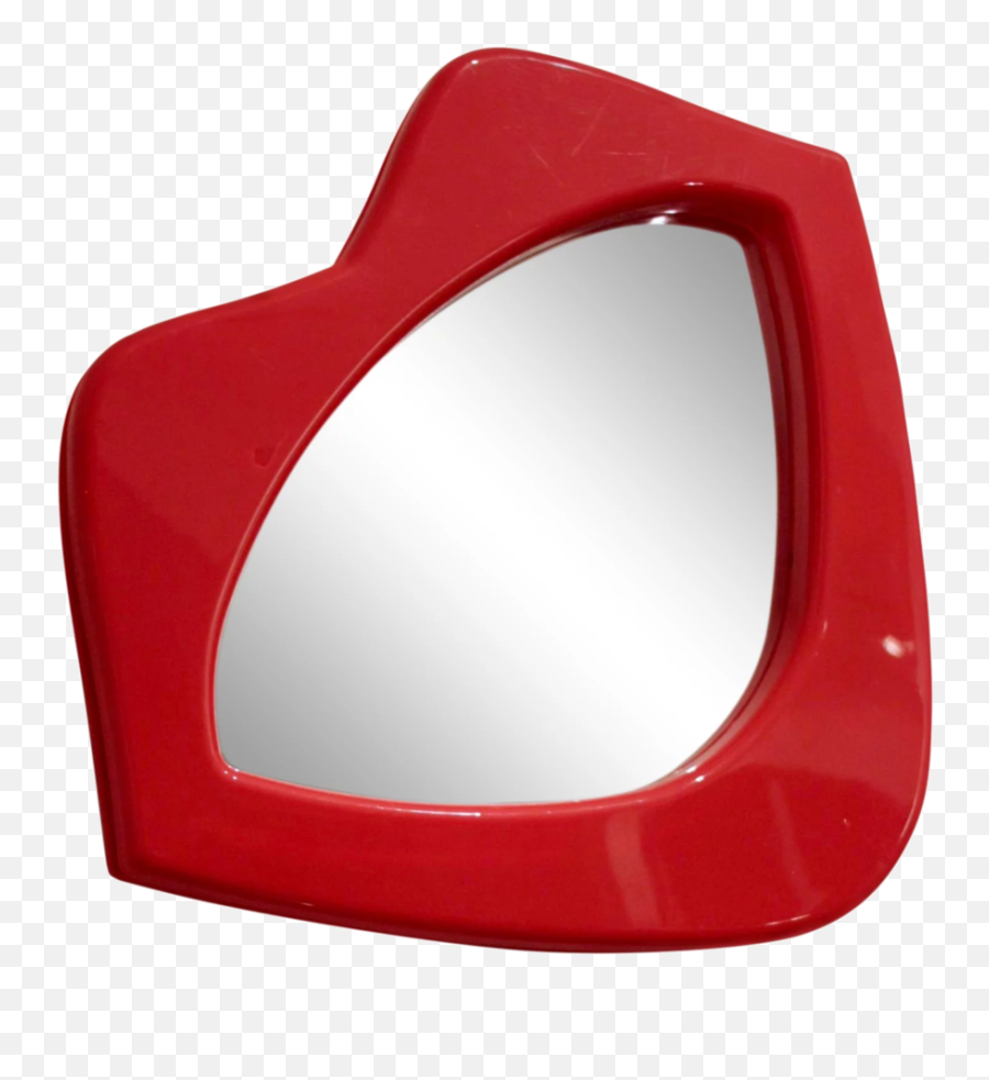 Vintage Red Lips Mirror - Lipstick Clipart Full Size Plastic Emoji,Pouty Lips Emoji