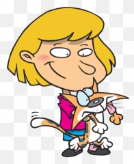 Clipart Of Reid Cartoon An And Big Hug - Pink Heart Fictional Character Emoji
