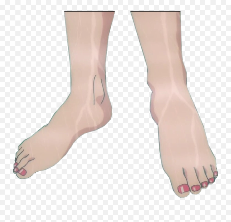 Feet Toes Barefoot Sticker - Ankle Emoji,Toe Emoji