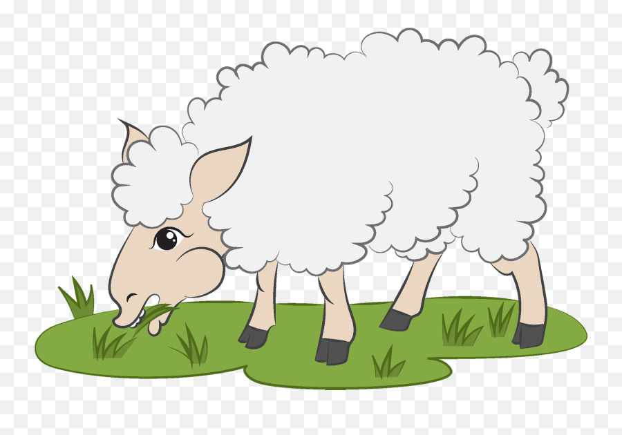 Sheep Clipart - Clipart Image Of Sheep Emoji,Lamb Emoji