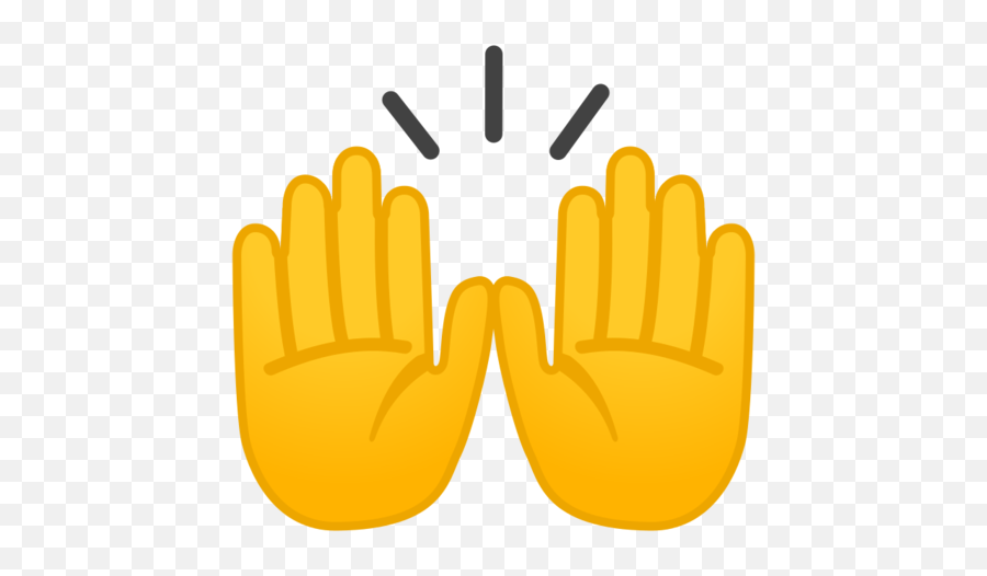 Raising Hands Emoji - Hand Emoji Meanings,Hand Emojis