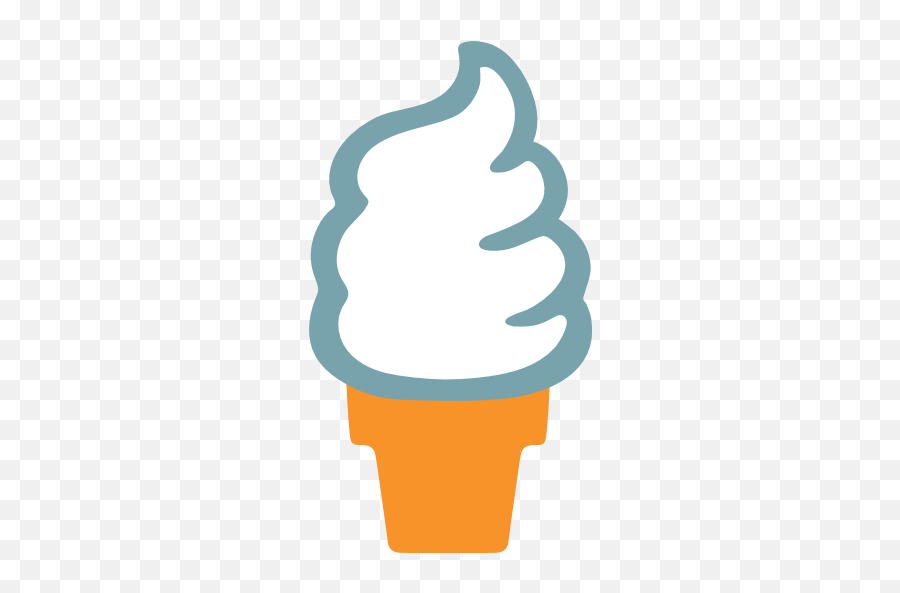 Soft Ice Cream Emoji For Facebook Email Sms - Emoji,Ice Emoji