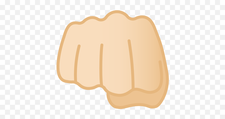 Oncoming Fist Emoji With Light Skin Tone Meaning And - Emoticon Tinju,Fist Bump Emoji