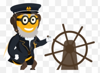 Bee Captain - Peaked Emoji