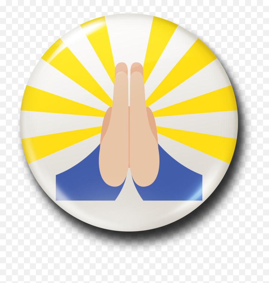 Prayer Hands Emoji Png Picture - Download Prayer Hands Emoji,Badge Emoji