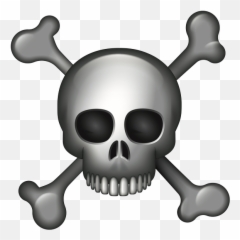 Emoji - Clip Art,Skull And Crossbones Emoji