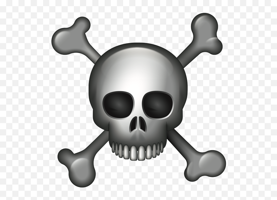 Emoji - Clip Art,Skull And Crossbones Emoji