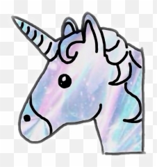 Unicorn Emoji Transparent Background Galaxy Unicorn Emoji - Cute Galaxy Unicorn Emoji,Unicorn Emoji