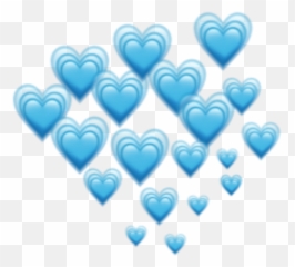 Download Blue Hearts Heart Emoji Emojis Freetoedit Remixit - Blue Heart Emojis Png,Blue Heart Emoji
