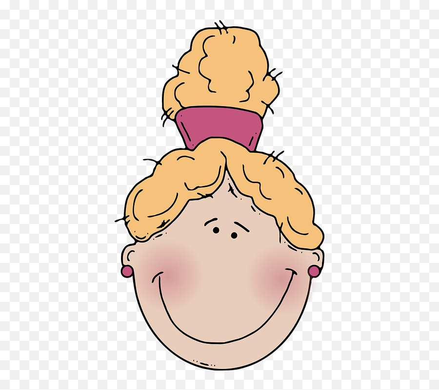 Free Hairstyle Hair Vectors - Hair Pulled Back Cartoon Emoji,Emo Emoticon