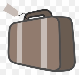 Vector Image Of Luggage With Handle And - Baggage Clipart Emoji,Emoji School Bag