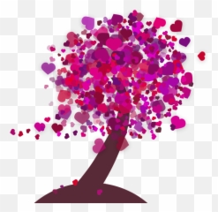 Heart Tree Love - Heart Purple Trees Png Emoji,Mothers Day Emojis