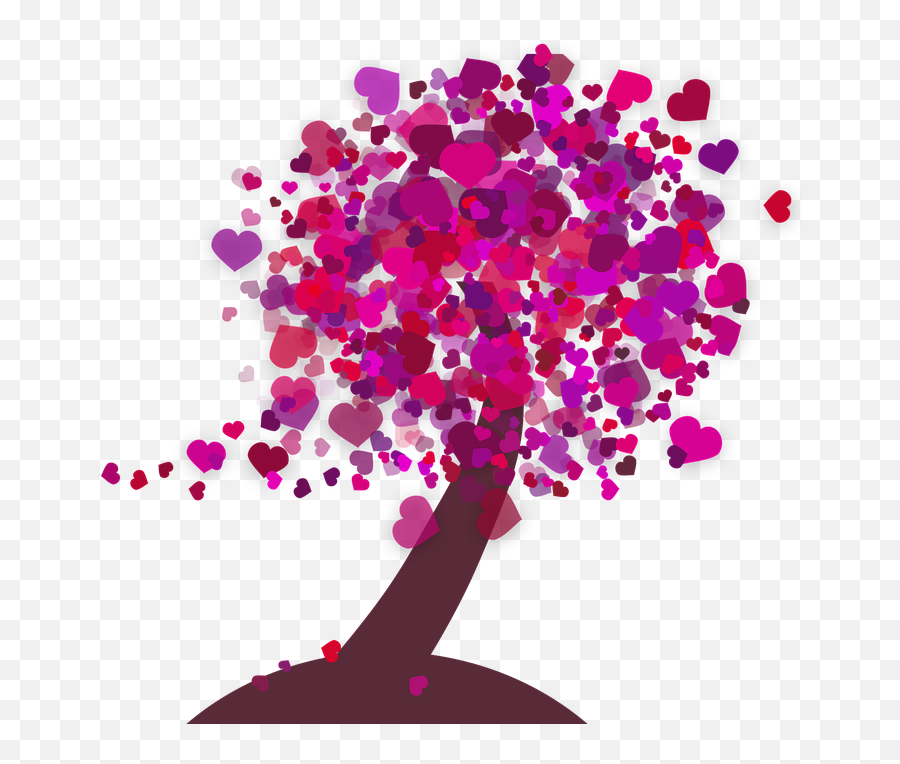 Heart Tree Love - Heart Purple Trees Png Emoji,Mothers Day Emojis