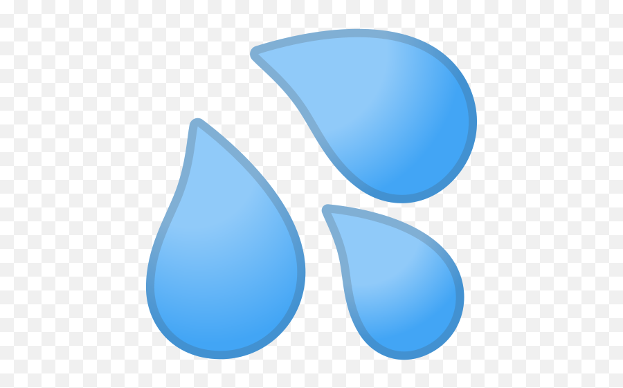 Sweat Droplets Emoji - Transparent Sweat Drop Png,Sweat Emoji