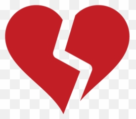 Shattered Heart Clip Art Library Stock - Heart Broken Icon Png Emoji,Emoji Coeur
