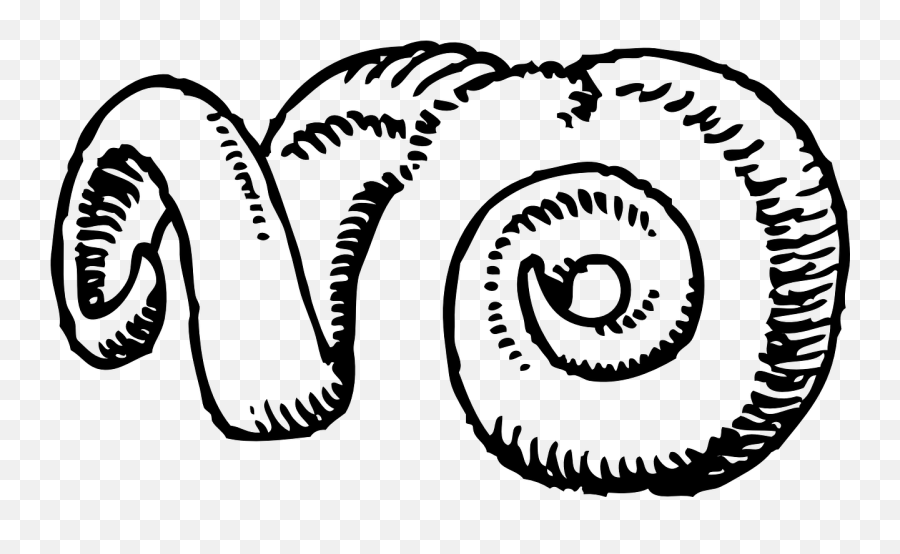 Horns Ram Animal Wild Sheep - Sheep Horn Clip Art Emoji,Sheep Emoticon