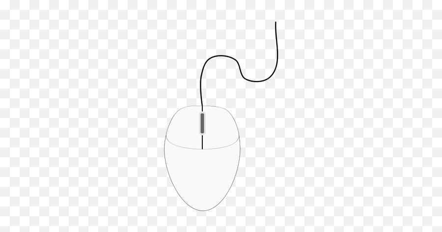 Vector Image Of White Computer Mouse 1 - Myszka Do Komputera Rysunek Emoji,White Emoji Keyboard