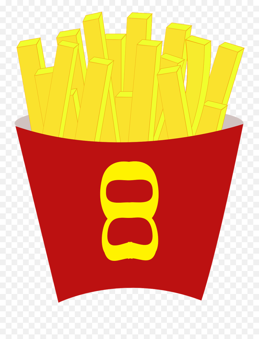 French Fries Food Potato Fried - Chips Clipart Emoji,Potato Chip Emoji