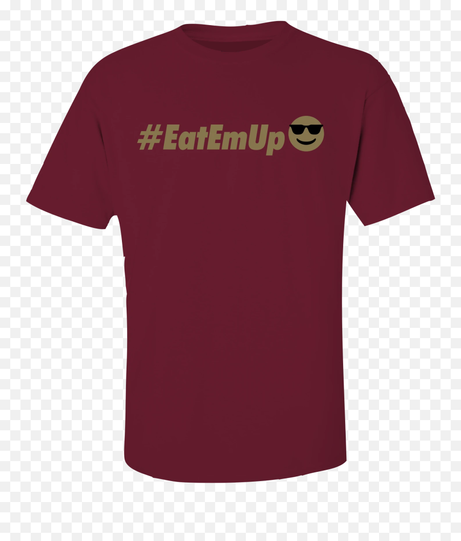 Eatemup Shortsleeve Emoji Shirt,Texas State Emoji