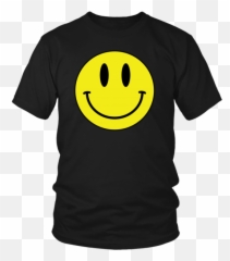 Big Smiley Face Emoji Unisex T - Green Lantern Symbol
