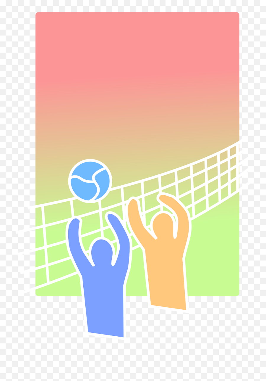 Volleyball Beach Volley Sport Players - Png Background Hd Sport Emoji,Emotional Symbols