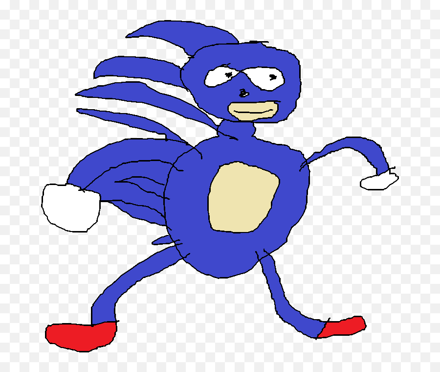 Picturegame - Sonic The Hedgehog Bad Drawing Emoji,Banhammer Emoji