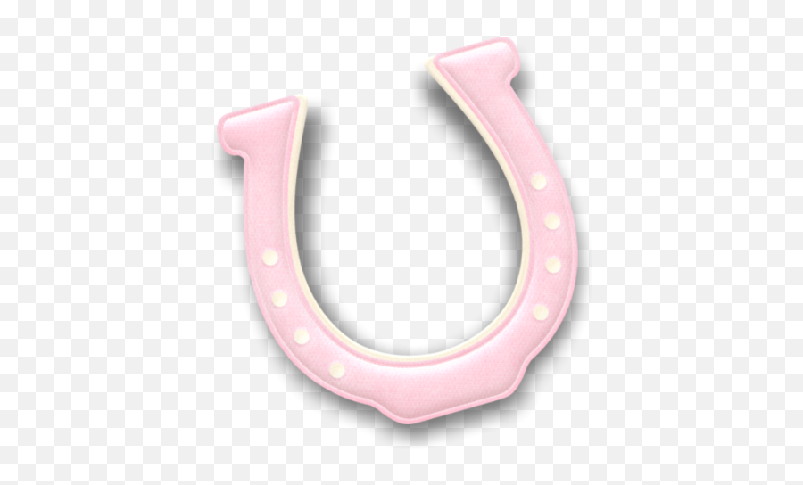 Pink Getlucky Lucky Horseshoe Quotes Sayings Qoutes - Circle Emoji,Horseshoe Emoji