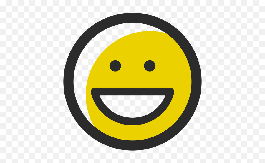 Smiley Colored Stroke Emoticon - Smiley Face Transparent Background Emoji,Hurt Emoji
