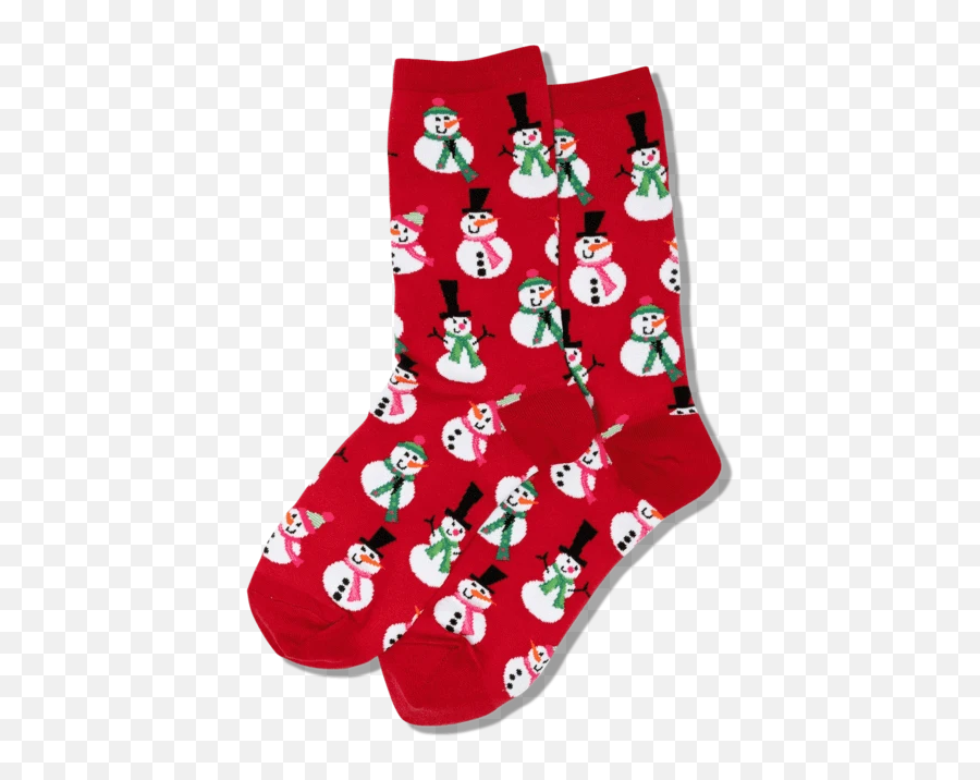 Womens Snowmen Crew Socks - Sock Emoji,Mistletoe Emoji