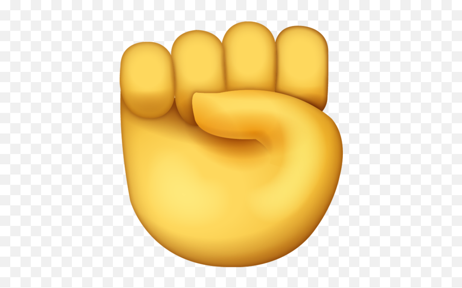 Fist Emoji Clipart - Raised Fist Emoji Png,Bang Emoji