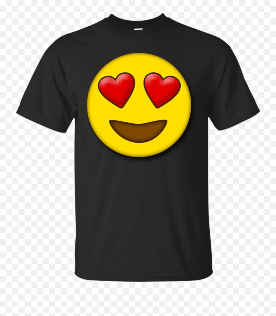 Cute Heart Eyes Emoji Valentines Day Love T Shirt - Kenzo Tshirt Png,Black Panther Emoji