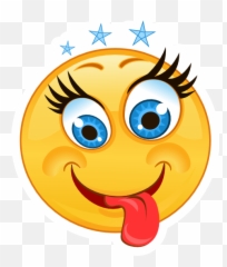 Crazy Tongue Out With Stars Emoji Sticker - Tongue Out Emoji,Stars Emoji