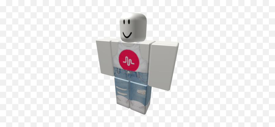 Musically Muser Outfit - Roblox Roblox Girl Ripped Jeans Emoji,Edgy Emojis