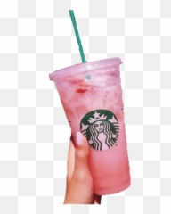 Starbucks Pink Pinkdrink Hand Nails - Floats Emoji