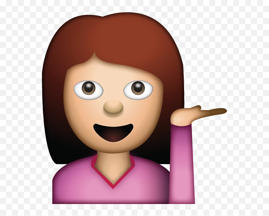 Download Woman Hand Gesture Emoji - Emojis Png Woman,Emoji With Hands Up