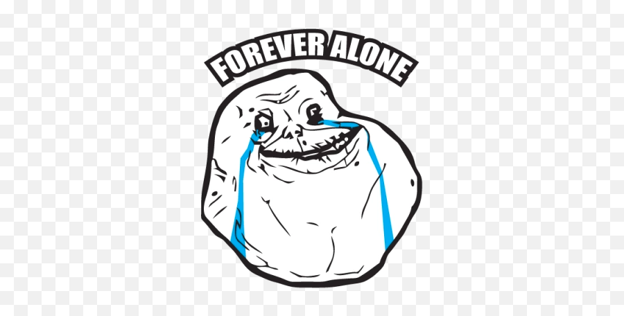 Forever Alone Drawing - Forever Alone Emoji,Forever Alone Emoji