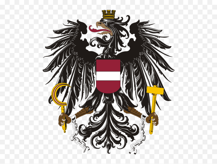 Germany Clipart Greater Germany Greater Transparent Free - Black Eagle Austria Emoji,Austria Flag Emoji