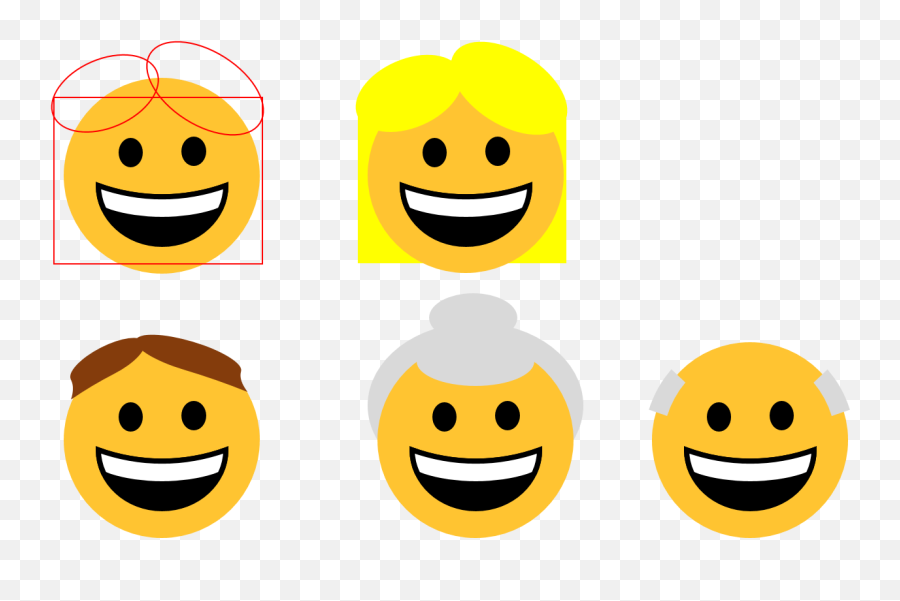 Merge Shapes Intersect Powerpointy - Smiley Emoji,Chevron Emoji