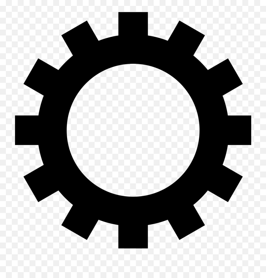 Gear Wheel Png U0026 Free Gear Wheelpng Transparent Images - Black Gear Symbol Emoji,Gear Emoji