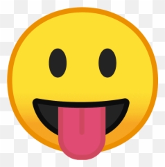 Face With Tongue Emoji Clipart -