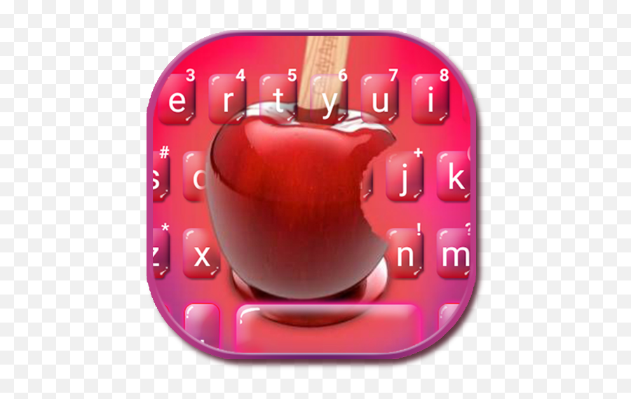 Candy Red Apple Keyboard Theme - Aplikacionet Në Google Play Android Keyboard Emoji,Apple Gun Emoji