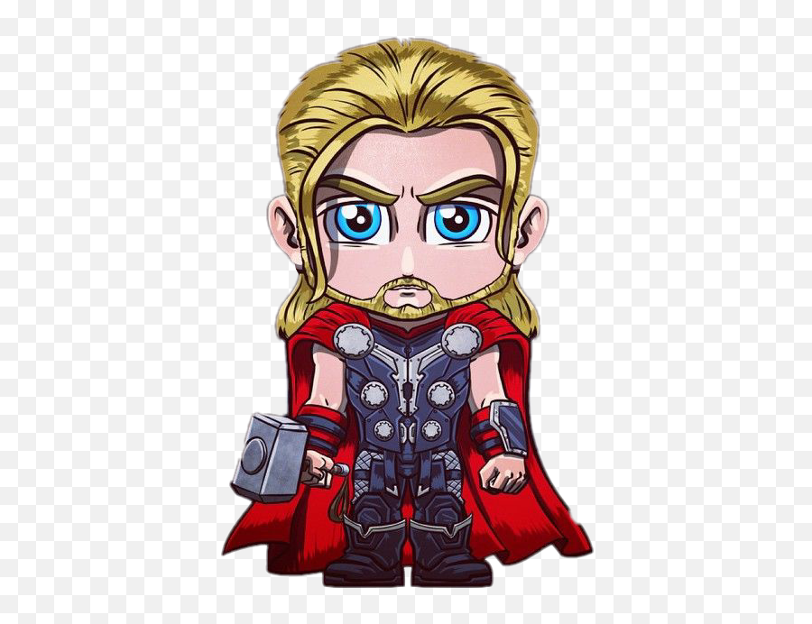 Thor Asgard Chibi - Lord Mesa Avengers Age Of Ultron Emoji,Thor Emoji