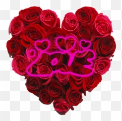 Imágenes De Rosas Con Frases Y Mensajes De Amor - Flowers Heart Background Hd Emoji,Emoticones De Amor