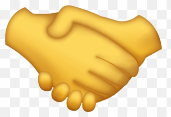 Handshake Emoji Iphone - Shaking Hands Emoji Png,Hand Emoji